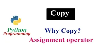 Python Tutorials - Copy Part 1 Assignment Operators Example