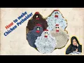 How to crochet chicken potholder