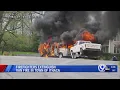 Firefighters extinguish van fire in Ithaca
