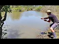 Lagu Pescaria caipira, Saímos de madrugada, Jundiazão bateu na varinha de bambu, Pescaria no rio