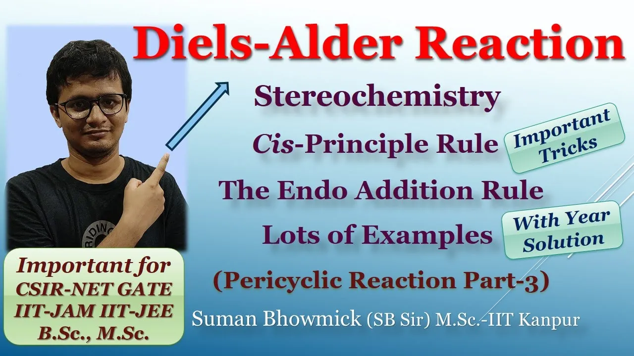 Diels-Alder Reaction || Stereochemistry in Diels Alder Reaction || Pericyclic Reactions Part-3