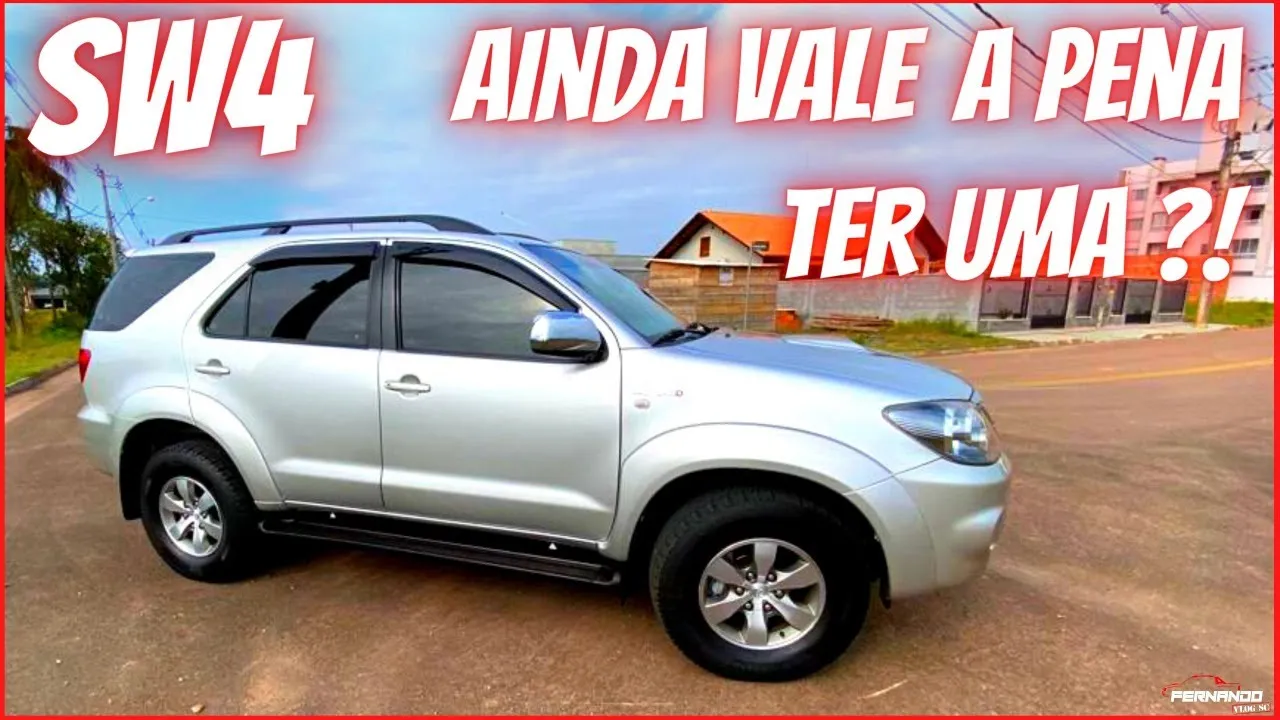 TOYOTA SW4 4X4 DIESEL SRV 2008 "AINDA É UM BOM NEGOCIO?" COM MAIS DE 200 MIL KM