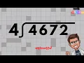how to do long division with 4 digit numbers klong maths 4th grade