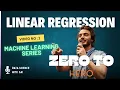 Linear regression Machine learning series Cost function Gradient descent
