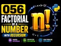 056 Factorial of a number with Recursion