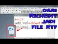 03 RichEdit Simpan File Jadi RTF di Delphi 7