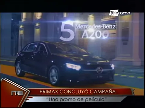 Primax concluyó campaña Una promo de película