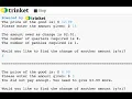 Change Calculator Python Project