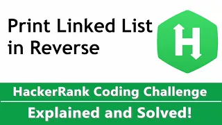 Print Linked List in Reverse HackerRank Solution Coded in Python