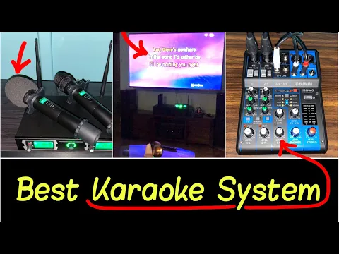 Download MP3 ✅Best Karaoke System for Home Party | Wireless Microphones | Mixer | Free Songs for Multiple Singers