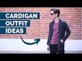How to Wear a Cardigan Sweater Lightweight Chunky Shawl Neck