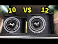 10 VS 12 SUBWOOFER MYTH BUSTED