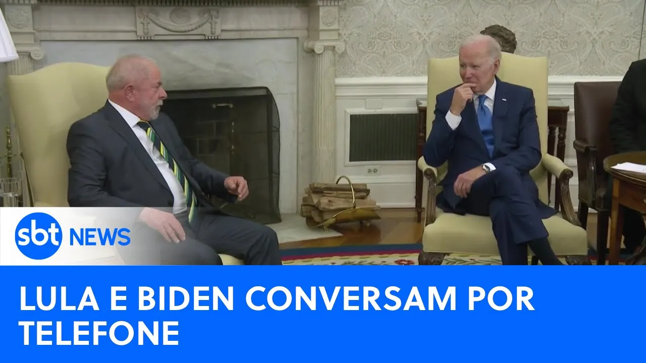 Lula e Biden fala sobre projeto para garantir dignidade a trabalhadores | #SBTNewsnaTV (17/08/23)