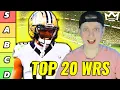 Top 20 Wide Receiver Rankings Tiers PPR 2023 Fantasy Football