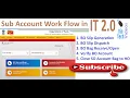 Sub Account Workflow at Post Office in IT 2 0 Sub Account full Process with IT 2 0