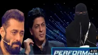 امرأة مسلمة تبكي سلمان خان ولجنة التحكيم الهندية أثناء تلاوة القرآن الكريم في برنامج 2022 