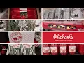 MICHAELS CHRISTMAS FIRST LOOK 2020 Tree Collars Crafts Candles Lights Shopping Du Jour