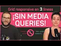 SOLO 3 LINEAS CSS Grid responsive sin media queries