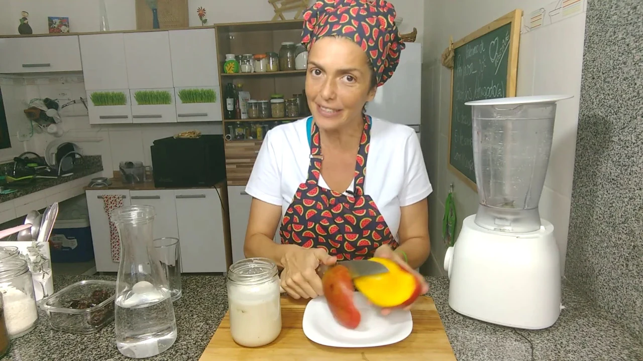 Receita: Vitamina de Manga
