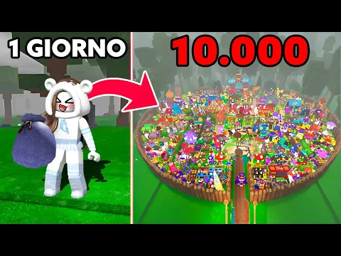 Video Thumbnail: Posso arrivare a 10.000 notti su 99 Notti nella Foresta su Roblox?