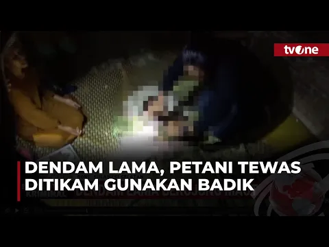 Dendam Lama Perselingkuhan, Petani Tewas Ditikam Badik