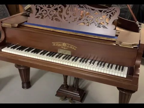 Download MP3 Richard Lipp grand piano 1904 5ft 9in in rosewood; new hammers, shanks and rollers: