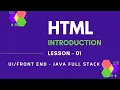 1 HTML Intro Front end of Java Full Stack 19 03 2023