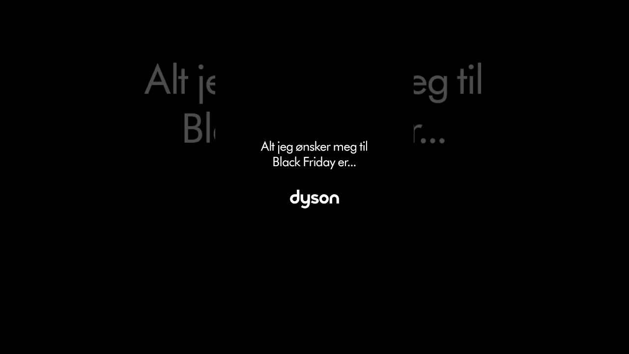 Black Friday-tilbud på Dyson