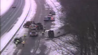 Footage Following Connecticut Bus Crash
