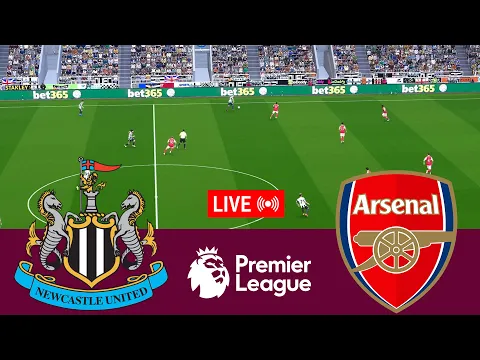 Video Thumbnail: [LIVE] Newcastle United vs Arsenal Premier League 25/26 Full Match - Video Game Simulation