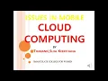 Issues in Mobile Cloud Computing