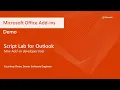 Script Lab for Outlook