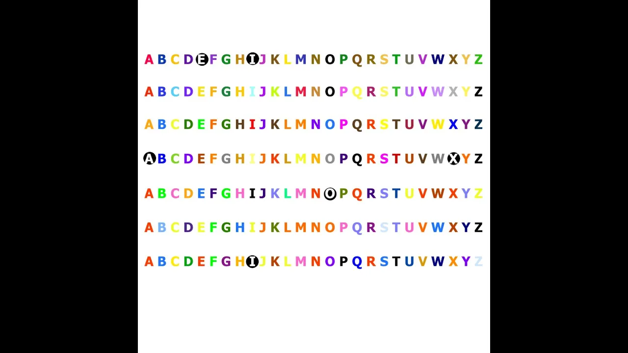 Synesthesia: Grapheme-Color