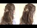 Half Up Half Down Bun