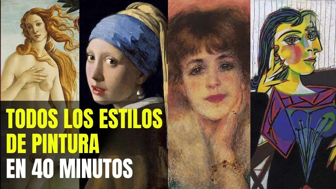 Los estilos de pintura explicados fácil: del Renacimiento al Impresionismo y el Cubismo