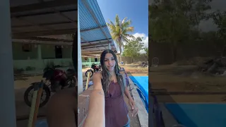 Colocando a lona da piscina #humor #youtubeshorts #comedia #shorts #viral