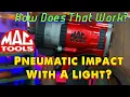Mac Tools Pneumatic Impact With Rechargeable Light Built In How it works