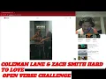 COLEMAN LANE & ZACH SMITH HARD TO LOVE OPEN VERSE   CHALLENGE  #hardtolove #openverserapchallenge