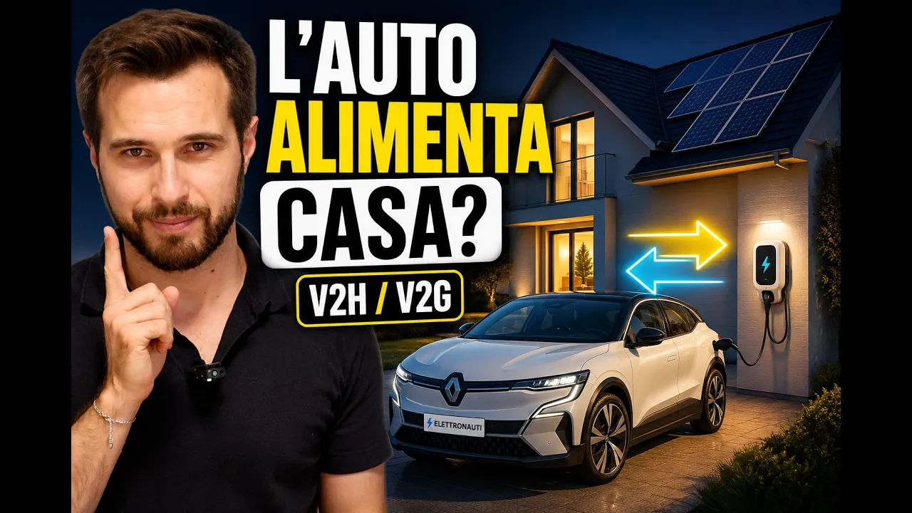 V2H e V2G, quando l’auto elettrica diventa un accumulo per casa e rete
