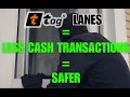 The T-Tag makes the Toll Plaza SAFER Highway 2000 East-West Switch to T-Tag
