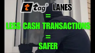 The T-Tag makes the Toll Plaza SAFER Highway 2000 East-West Switch to T-Tag