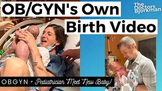 ob gyn shares birth video and discusses with pediatrician husband what they learned from baby 2