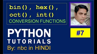 bin oct hex int Conversion Functions in Python