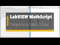 Mathscript Node Computing on Data 1D array