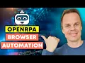 OpenRPA Browser Automation - Tutorial