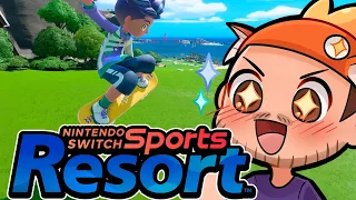 Así es el Switch Sports RESORT 🏹🎳🥊🛹