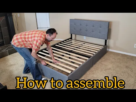 Download MP3 Demo on How To Assemble Allewie Bed Frame with Drawers
