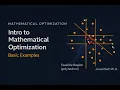 Introduction to Mathematical Optimization Prescriptive Analytics Operations Research