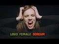 Loud Female Scream Sound Effect 😱