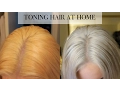 TONING BLEACHED HAIR AT HOME Wella T18